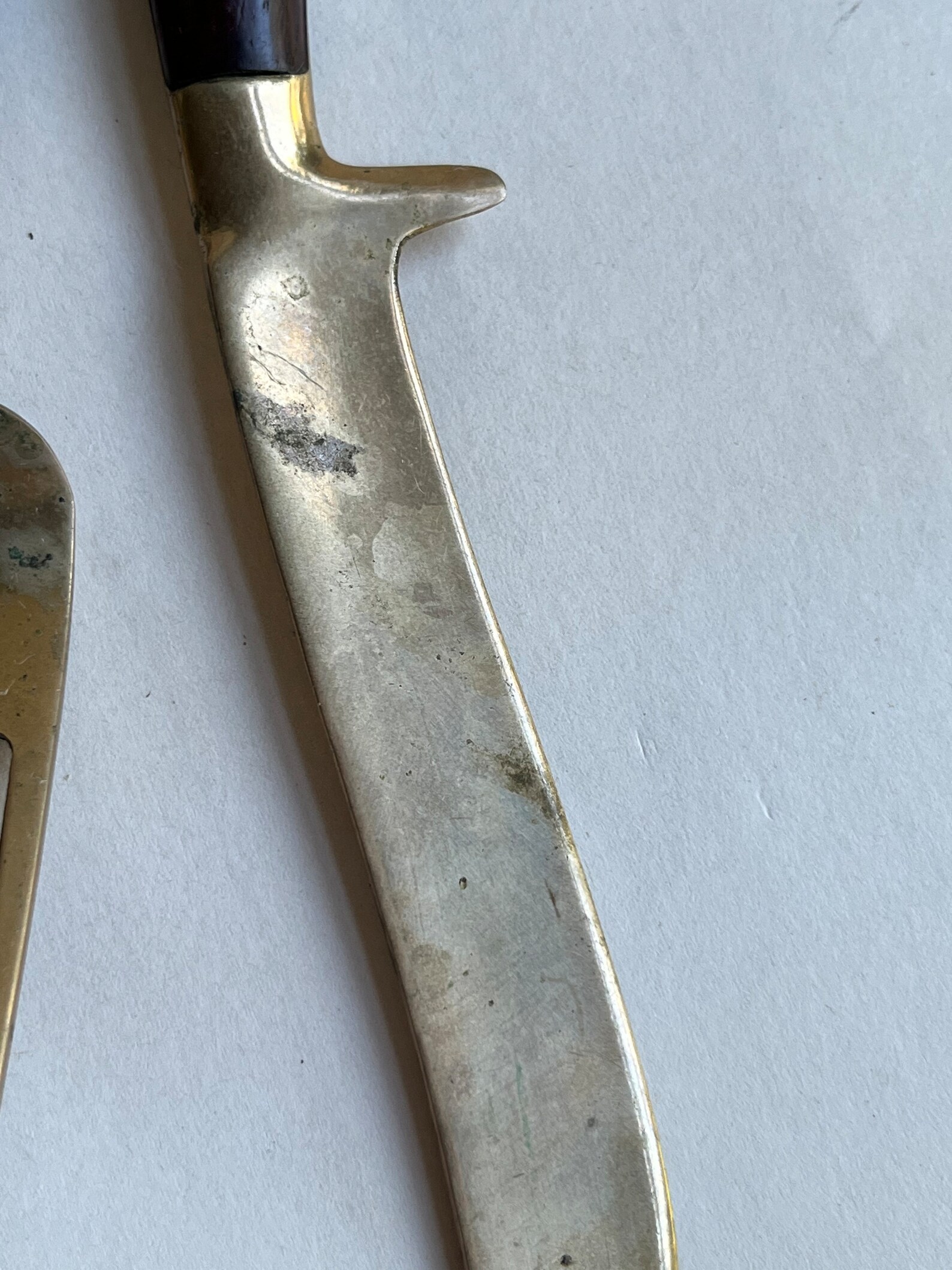 Midcentury Siam Bronzeware and Teak Wood Flatware Set Thailand Etsy