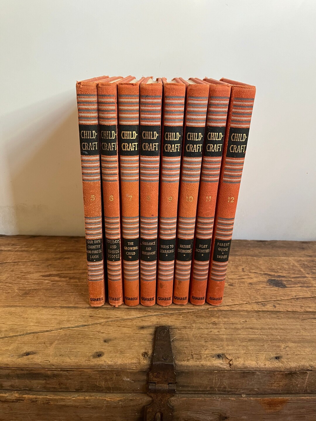 Vintage Child Craft Book Set Volumes 5 Thru 12 Circa 1945 - Etsy