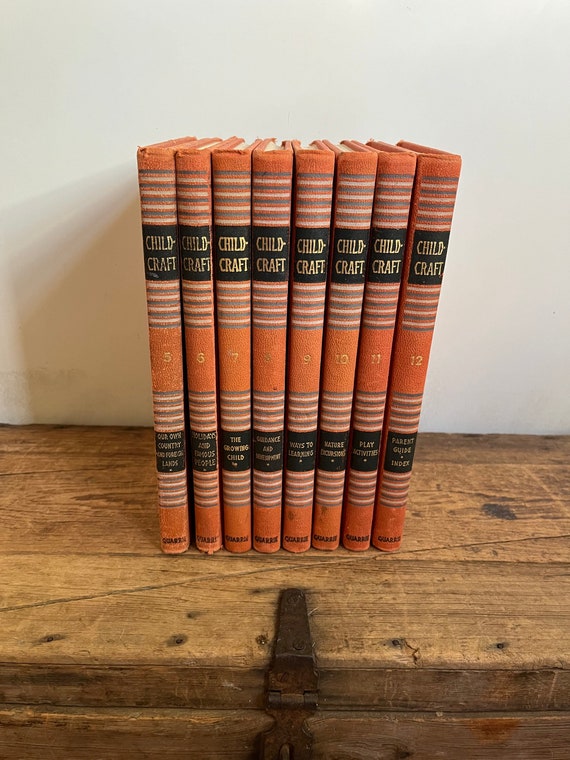 Vintage Child Craft Book Set Volumes 5 Thru 12 Circa 1945 - Etsy