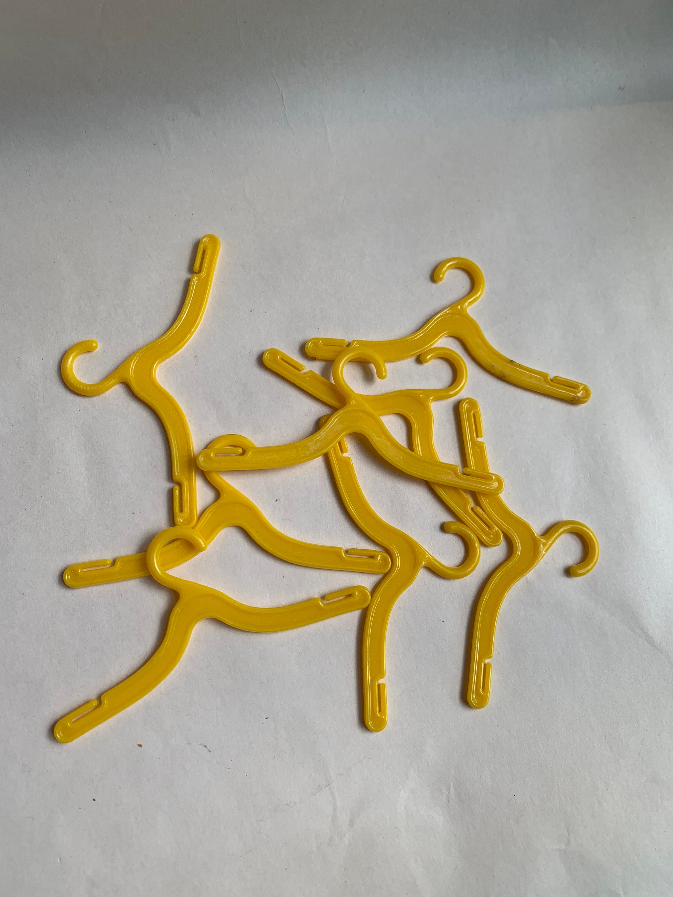 Vintage Yellow Original Barbie Doll Clothing Hangers by Mattel Etsy