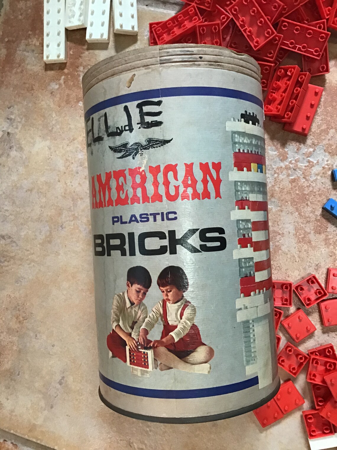 American Plastic Bricks Accessory Set 715 by Halsam Vintage Etsy