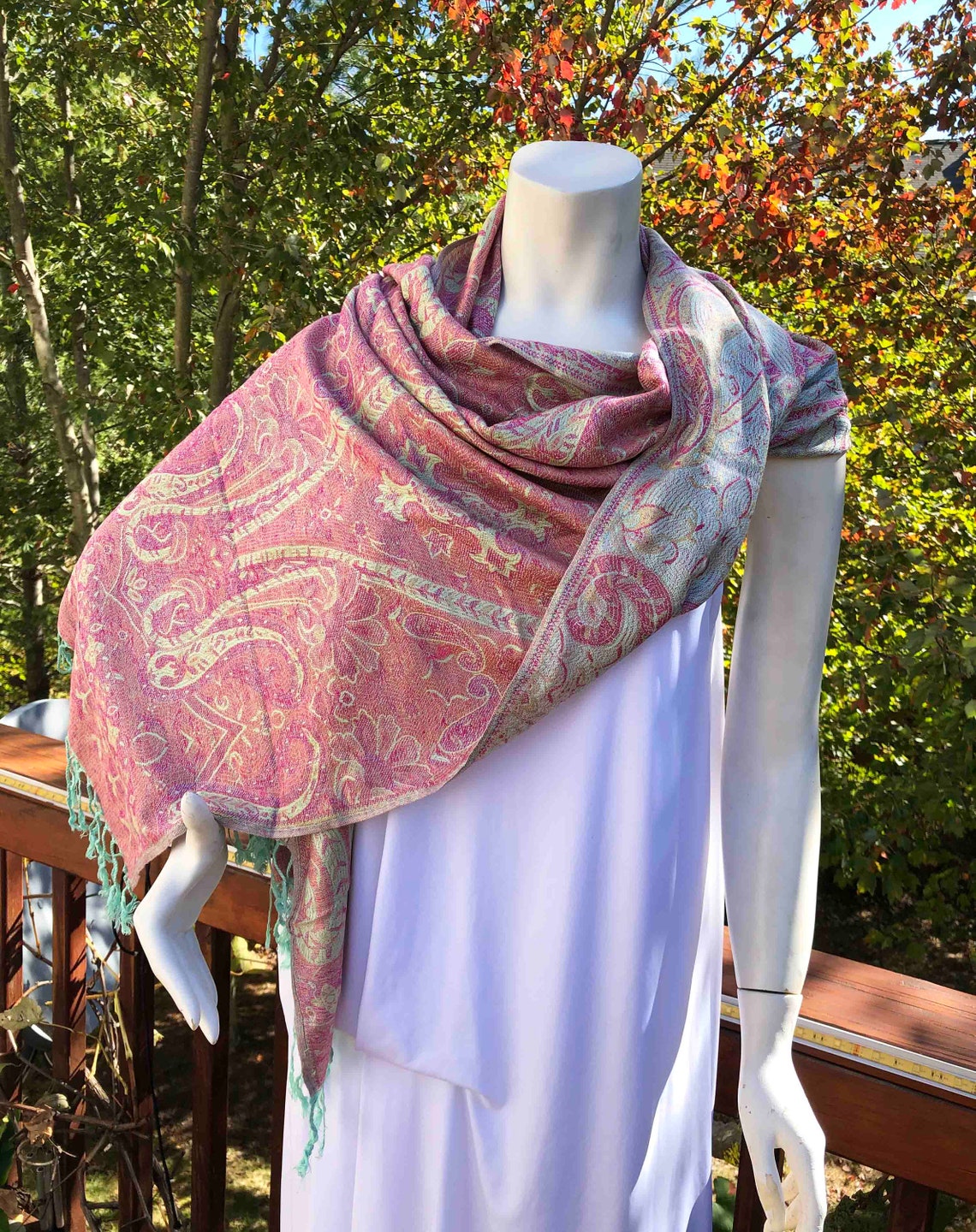 Brand New 100 Pashmina Scarf made in Afghanistan cashmere Etsy