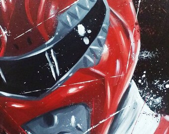 CUSTOM Power Ranger Helmet Paintings! Might Morphin Heroes!