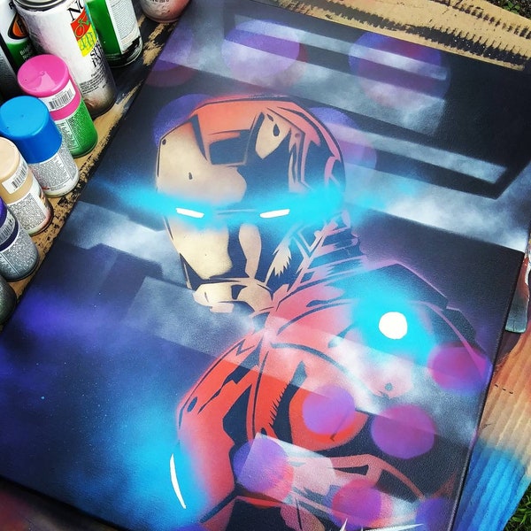 Ordre personnalisé Graffiti Art sur Toile ! Ciné, tv, Scifi fantaisie Marvel Avengers Dc !
