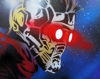 Starlord Graffiti Painting 16x20 inches CANVAS GRAFFITI