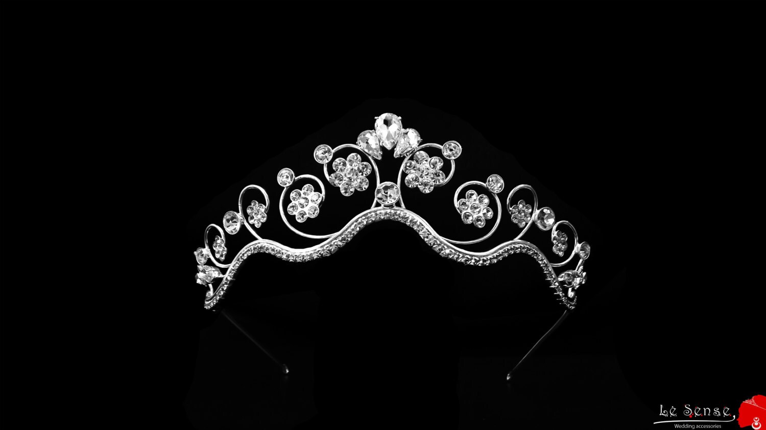 Unique handmade tiara crown with wire princess tiaras for Etsy