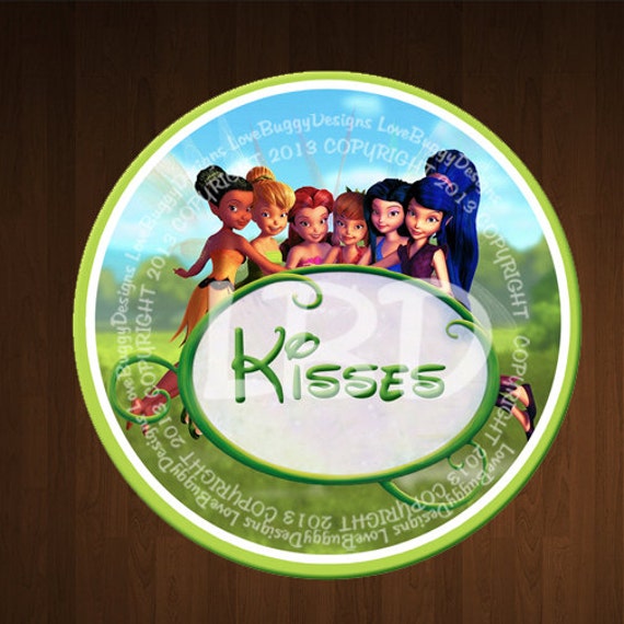 Items similar to Tinkerbell fairies Candy Buffett Labels, Fairies Candy ...