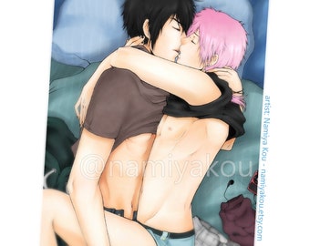 Yaoi PRINT Hot Anime Boys Romantic Love Scene BL Manga Art - Etsy Denmark Yaoi PRINT Hot Anime Boys Romantic Love Scene BL Manga Art - Etsy Denmark
