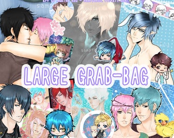 kløft himmelsk værst LARGE GRABBAG Manga Grab Bag Anime Merchandise Lucky Bag - Etsy