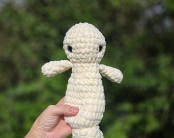 Fantasma de crochet: Ojos de arcoíris y manta brillante