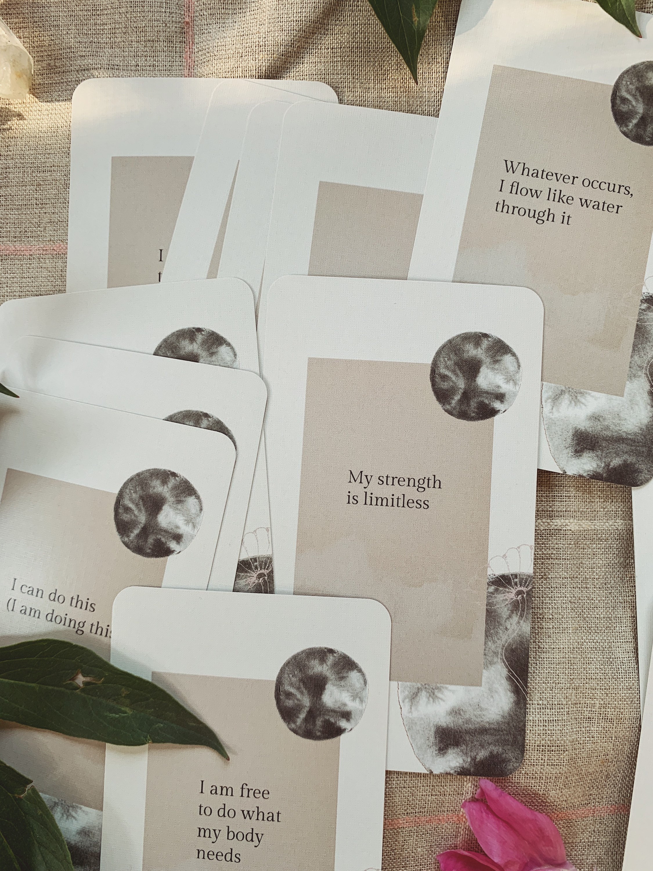 Birth Mantra Cards // Positive Affirmations Pregnancy Gift ...