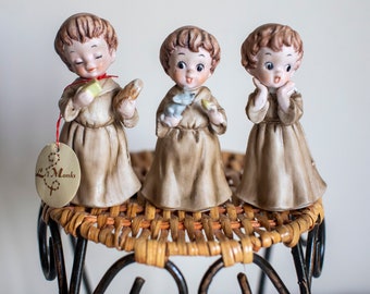 Set van 3 Lil Monks Naïeve St. Franciscus van Assisi-kinderen