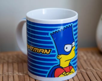 Vintage 2006 Bartman - Bart Simpson Mug - The Simpsons Collectible