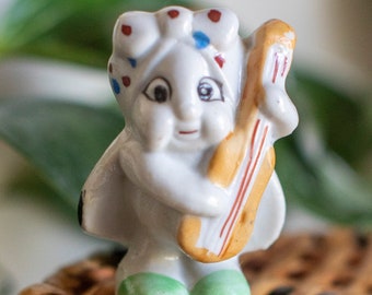 Vintage Porcelain Japanese Animal Figurines - Tiger, Bear, Cow