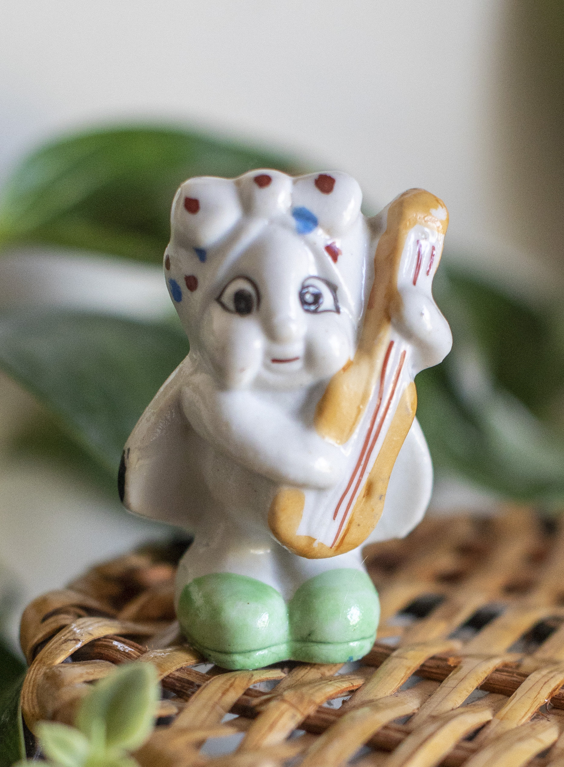 絵画 figurine Vintage Porcelain Japanese Animal Figurines - Tiger, Bear