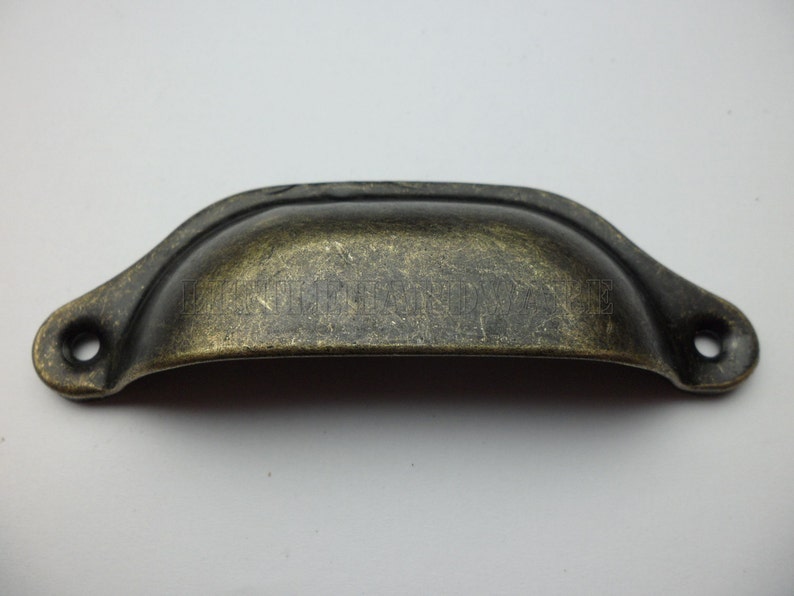 98mmx34mm Antique Brass Color Metal Classic Cup Pulls Drawer Etsy