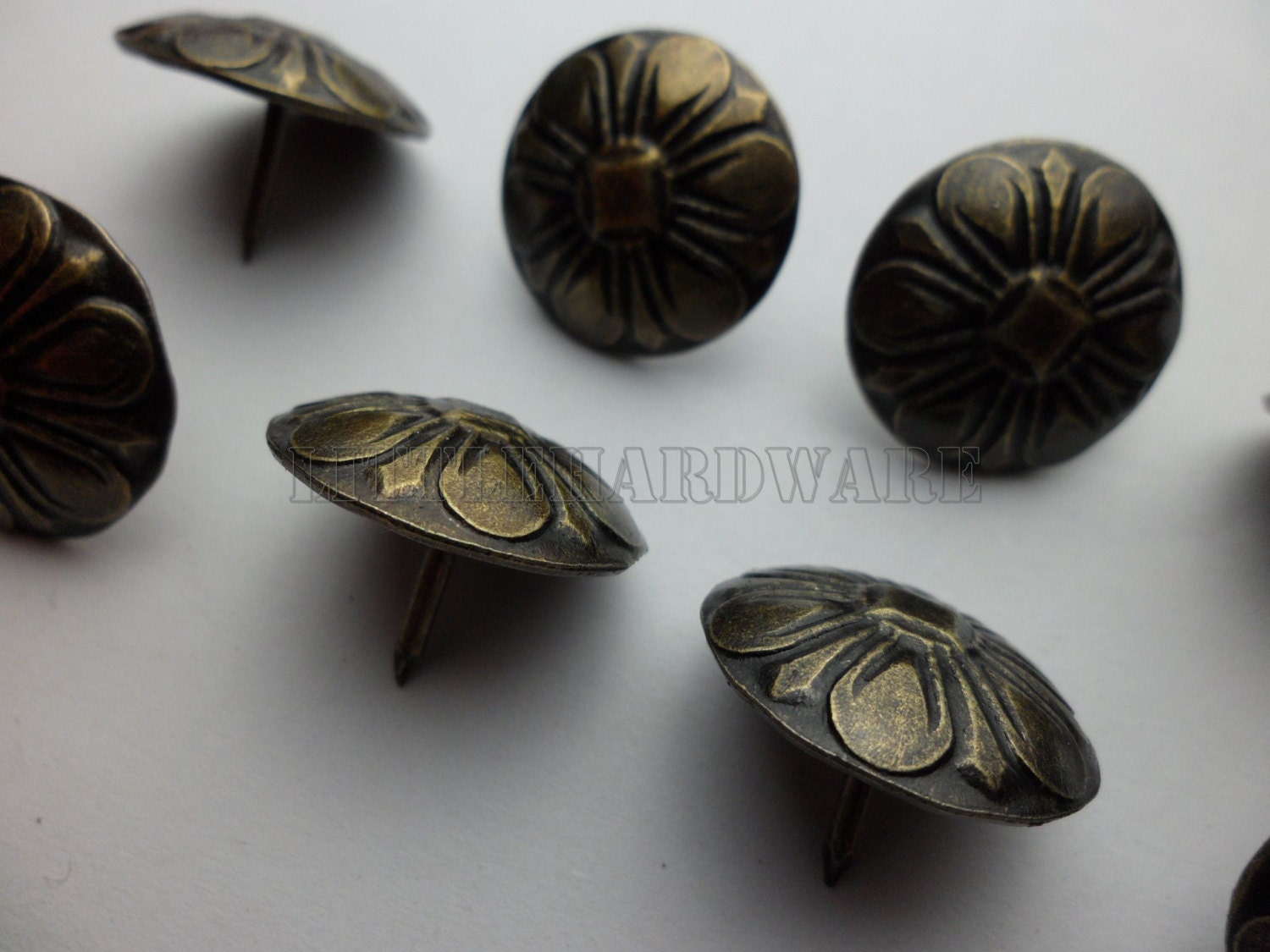 20 Size 7mm-23mm Antique Brass Color Upholstery Tacks,push Pin