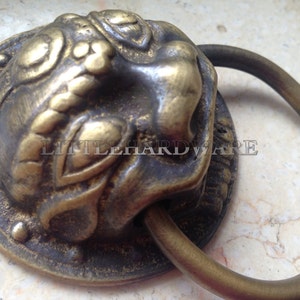 bronze color brass made door knockers - 85 mm X 60 mm - BLK10