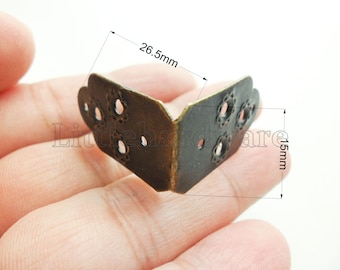 8 pcs bronze color decorative corner bracket for jewelry box diy-CB0098