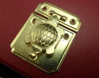 1 pc golden color box latch / decorative box hasp/ Jewelry box latches / gift box buckle