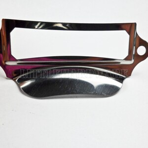 Speciale verkoop 5 pc's zilveren kleur kast hardware vintage kaart houder lade trekken / houders/Labelframes #DP0041 label