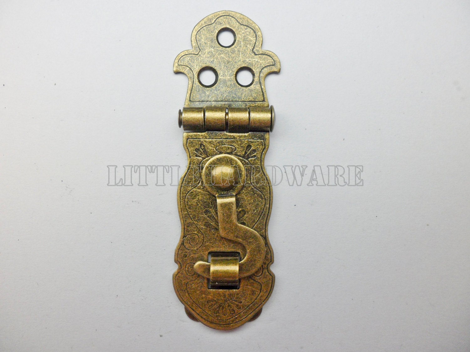 5-Pack Antique Bronze Box Latches - 72x24mm Vintage Hasp Clasps For Jewelry & DIY Projects