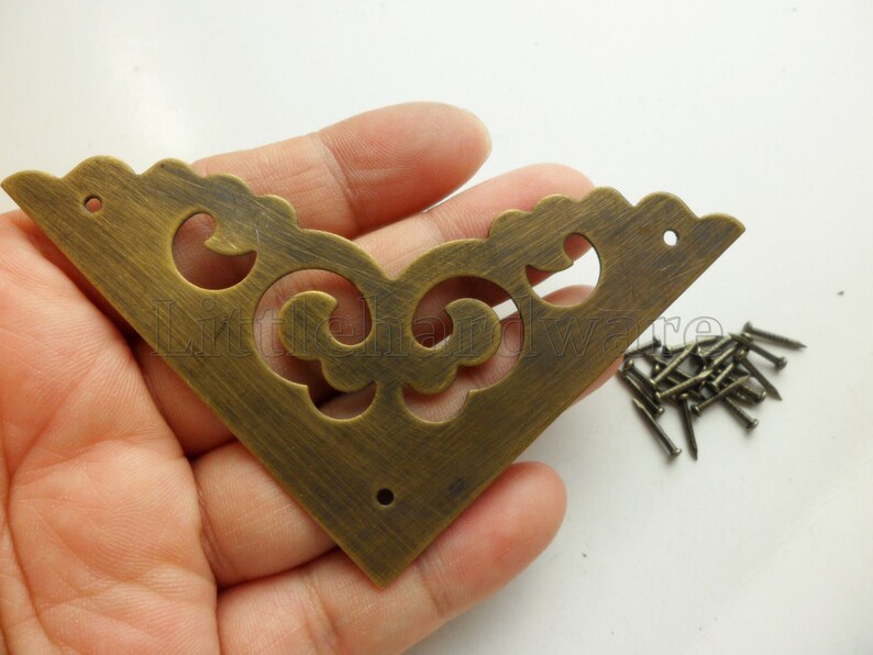 4pcs 65mm X 65mm High Quality Brass Made Jewelry Box Corner / Etsy