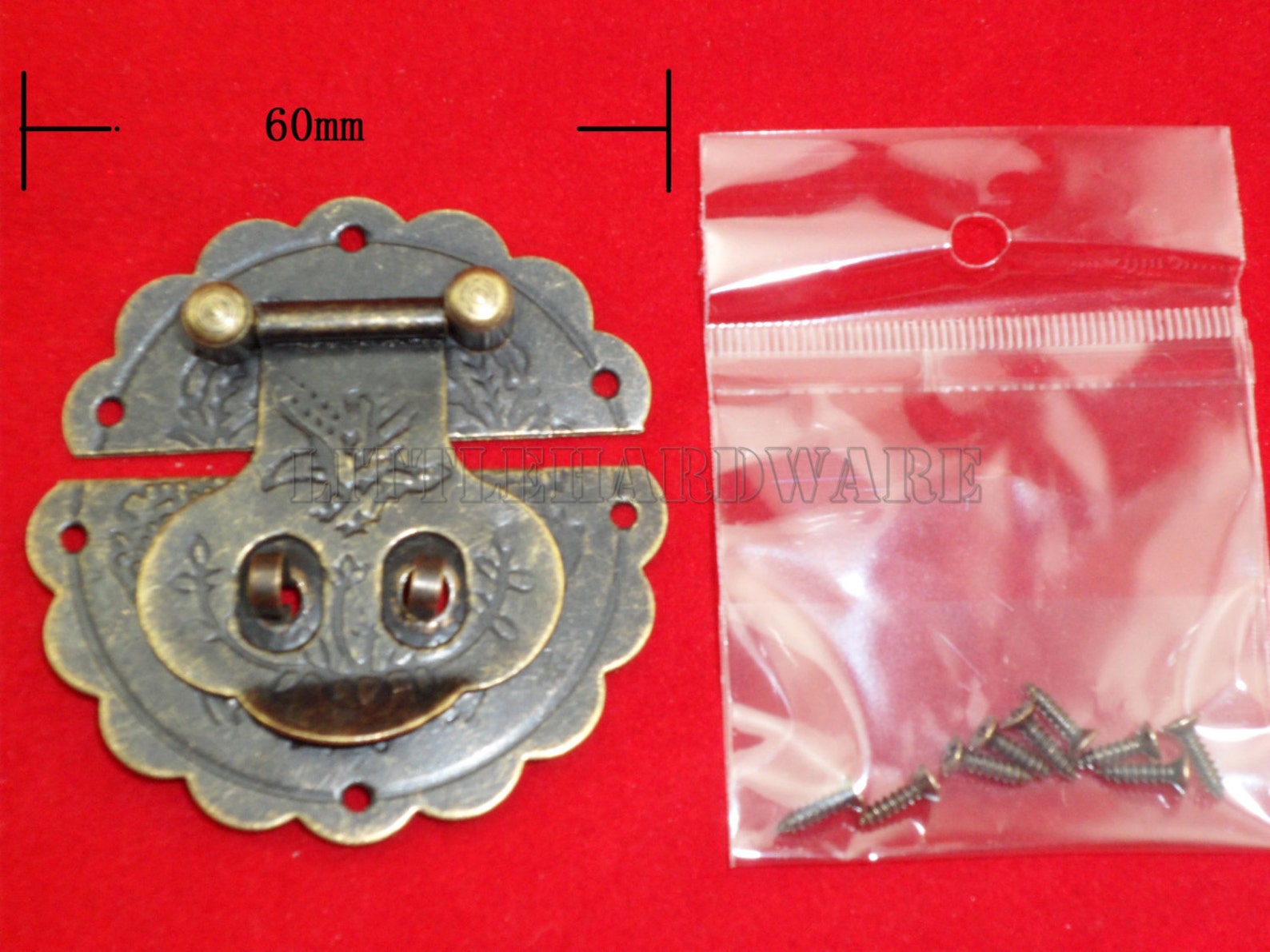 60mm X 60mm Vintage Style Small Box Hardware Lock Latch Box Etsy