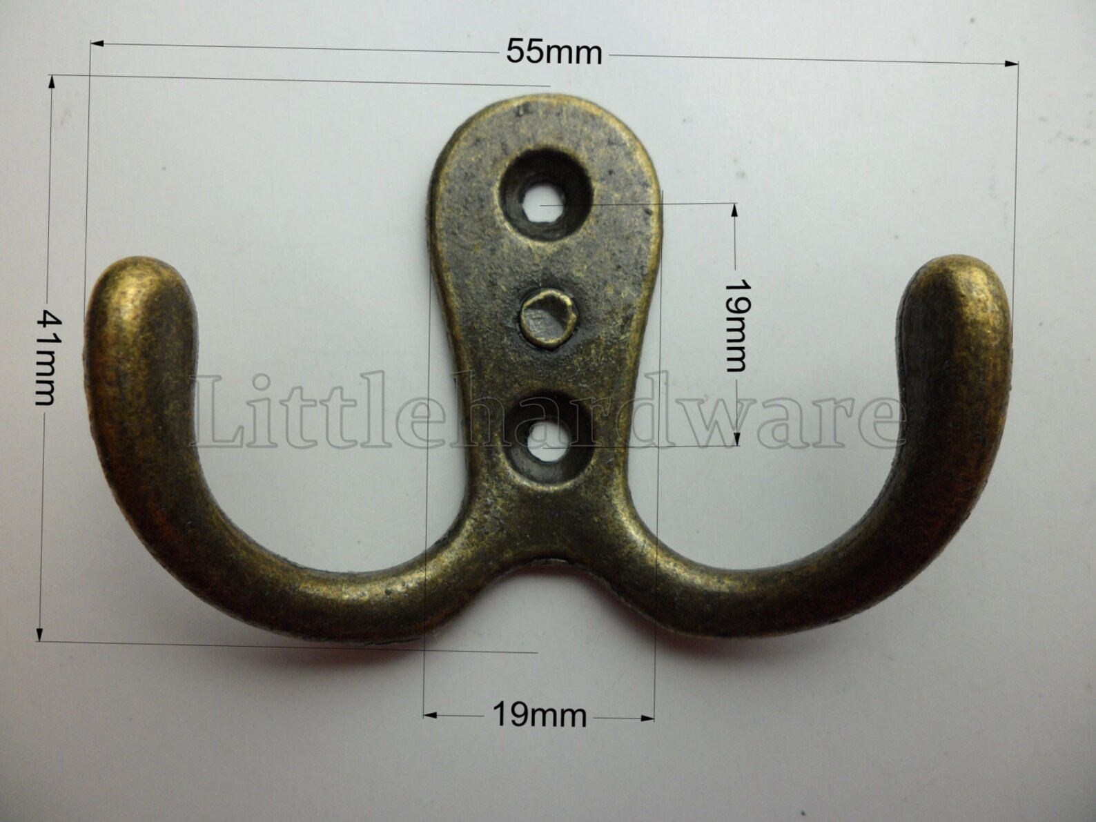 2 Pcs 55mm X 41mm Antique Style Furniture Hardware Hook / Etsy