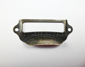 card holder drawer pull/label holders/label frames/tags pulls/label frame