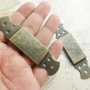 8Pcs 78mm X 18mm bronze color jewelry Box Corner Decoration Corner / Decorative Corner Bracket  #CB0137