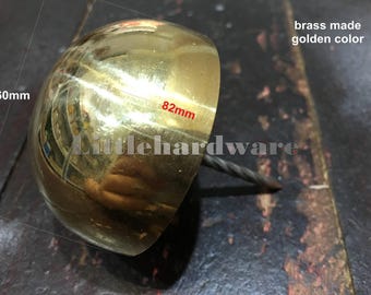 1 pc 60 mm brass Upholstery Decorative Nails/copper tacks/Brass Door Nails