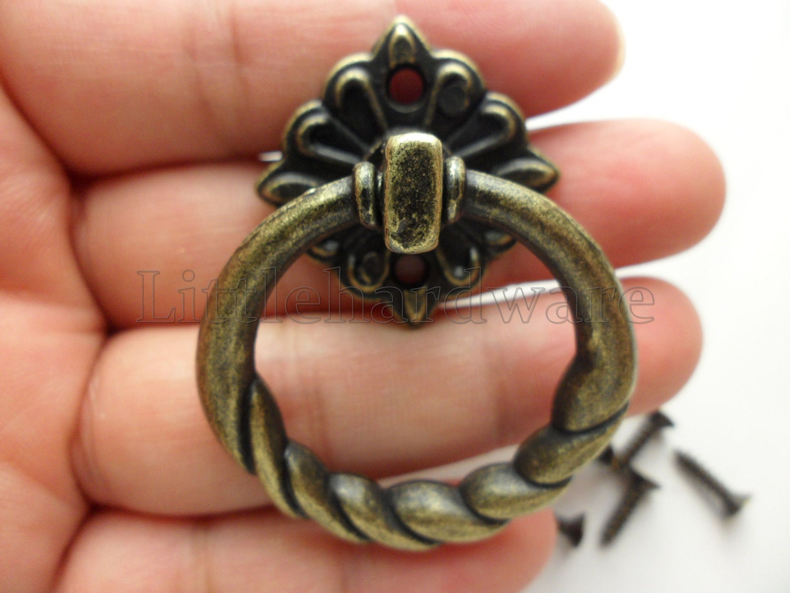 High Quality 36MM X 47mm Vintage Drawer Pulls Ring Pulls / Etsy