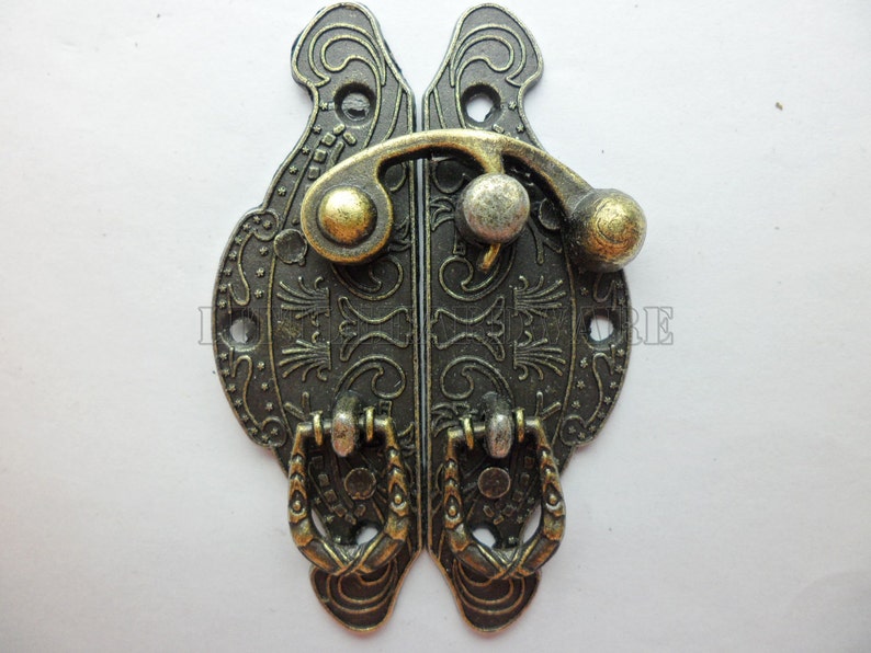 59mm X 39mm Vintage Jewelry Box Staple Hasp Catch / Jewelry Etsy