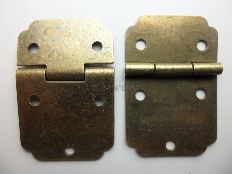 10 pcs 22mm33mm metal small hinges jewelry box hinges Etsy