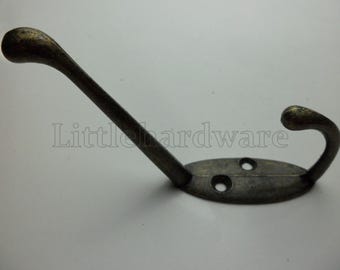 1 Pc 90mm X 56mm bronze color decorative hooks / metal hooks with enough screws