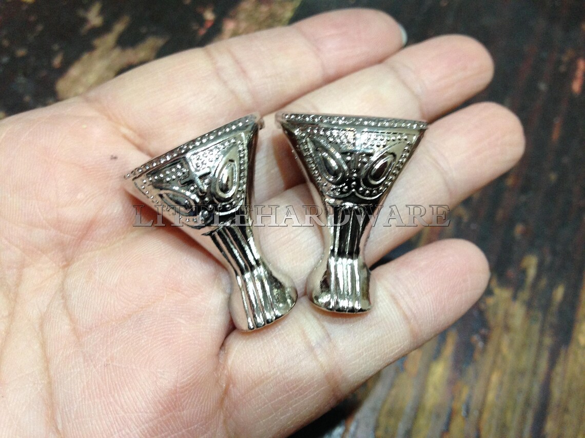 4pcs Silver Color wine Glass Metal Decorative Box Etsy