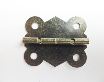 10pcs metal 40mmx33mm hinges parliament hinges jewelry box hinges decorative hinges VH0003