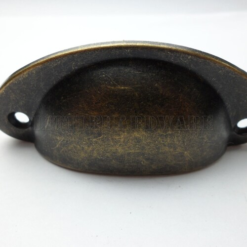 98mmx34mm Antique Brass Color Metal Classic Cup Pulls Drawer Etsy