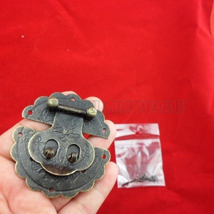 60mm x 60mm small box hardware lock latch box latches box catches box hasp LC0016