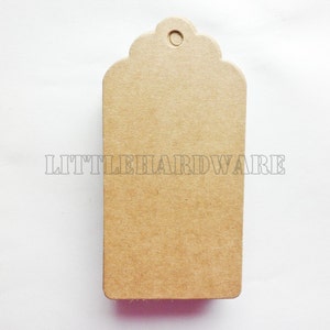 Favorisce la 150pcs grande rettangolo vuoto stampabile tag, tag bagagli Kraft per matrimonio, matrimonio personalizzato favore tag, tag stampabile
