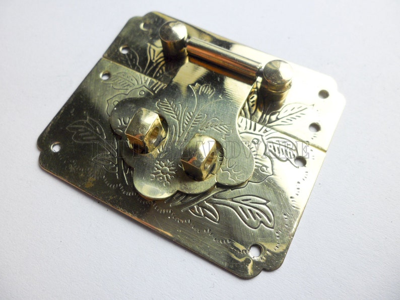 Brass Made 54mmx45mm Golden Small Box Hardware Jewelry Box Etsy