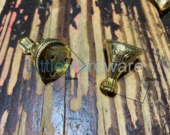 4 pcs 25mm X 28mm metal Decorative box feet for Box Making