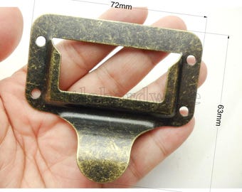 2 pcs card holder drawer pull/label holders/Label Frames