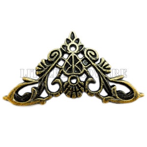4PCS 33mm bronze color Decorative Corner Bracket for Chest Case Box