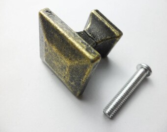 4 pcs 22mm square furniture knobs handle/cabinet knobs