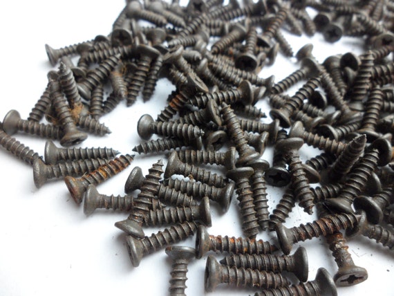 100 pcs dark bronze color SELF TAPPING SCREWS, wood screws, drywall screws, pocket hole screws (1.5CM)