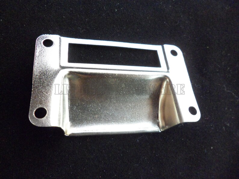 High Quality silver color cabinet hardware vintage Card Holder Drawer Pull/label holders/Label Frames DP0110 image 3