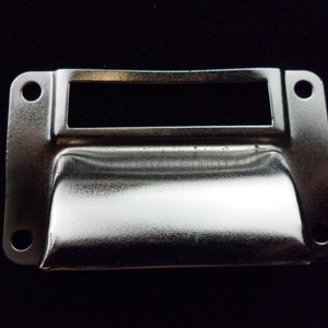 High Quality silver color cabinet hardware vintage Card Holder Drawer Pull/label holders/Label Frames DP0110 image 2