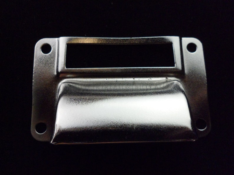 High Quality silver color cabinet hardware vintage Card Holder Drawer Pull/label holders/Label Frames DP0110 image 2